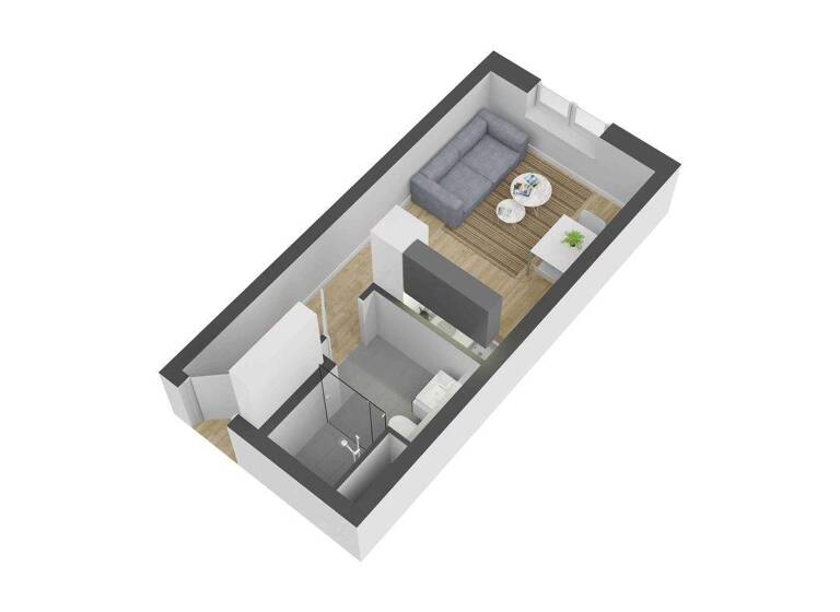 Studio zur Miete 500 € 1 Zimmer 25 m² frei ab 01.07.2026 Mögeldorf Nürnberg 90482