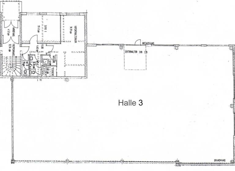 Lagerhalle zur Miete 4,95 € 419 m² Lagerfläche teilbar ab 419 m² Junkerstraße 3 Freiroda Schkeuditz 04435