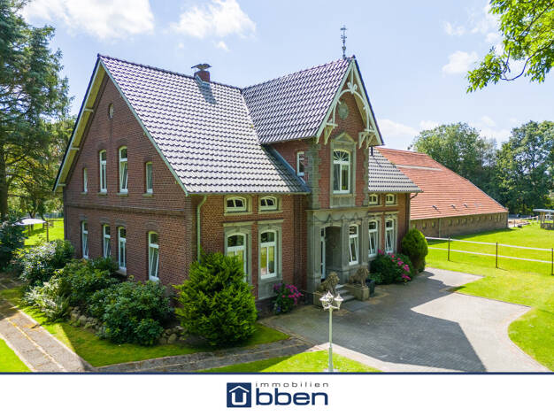 Einfamilienhaus zum Kauf 1.190.000 € 9 Zimmer 335 m² 13.219 m² Grundstück Burhafe Wittmund / Warnsath 26409