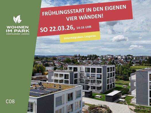 Wohnung zum Kauf - Neubau provisionsfrei 318.900 € 2 Zimmer 61,3 m² 1. Geschoss Am Simontalgraben 23 Langenau 89129