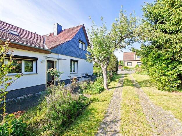 Doppelhaushälfte zum Kauf 199.000 € 4,5 Zimmer 95,1 m² 1.012 m² Grundstück Heinz-Sommer-Weg 29 Hopfengarten Magdeburg 39120