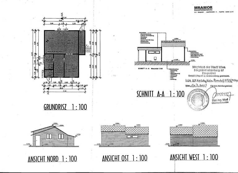 Bungalow zum Kauf 490.000 € 48 m² 400 m² Grundstück Wien 1110