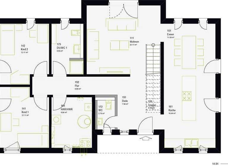 Einfamilienhaus zum Kauf - Erstbezug provisionsfrei 355.690 € 5 Zimmer 162 m² 399 m² Grundstück Geilenkirchen 52511
