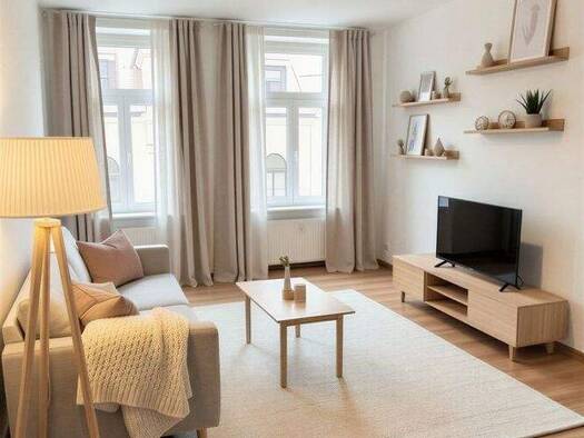 Wohnung zur Miete 1.129 € 3 Zimmer 83 m² 3. Geschoss Geyerstraße 3 Reudnitz-Thonberg Leipzig 04317