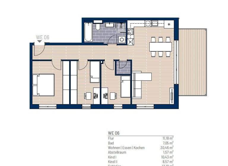 Wohnung zum Kauf - Erstbezug provisionsfrei 410.600 € 4 Zimmer 89,9 m² 2. Geschoss Markranstädt 04420