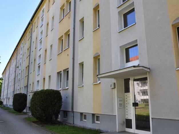 Wohnung zur Miete 458 € 2 Zimmer 57,3 m² 4. Geschoss frei ab 01.08.2026 Käthe-Kollwitz-Str. 37 Schkeuditz 04435
