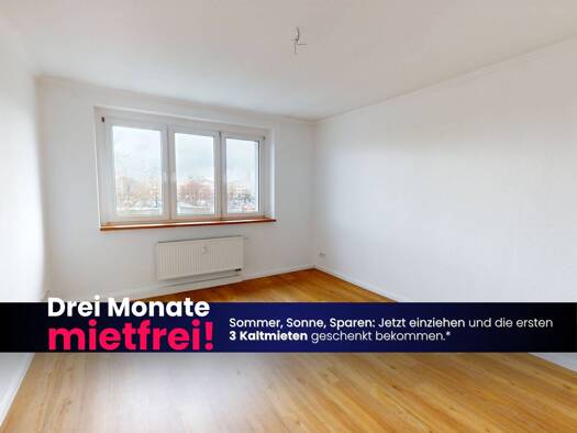 Wohnung zur Miete 299 € 3 Zimmer 58,7 m² 2. Geschoss frei ab 16.08.2026 Nordstraße 11 A Lutherstadt Wittenberg Wittenberg 06886