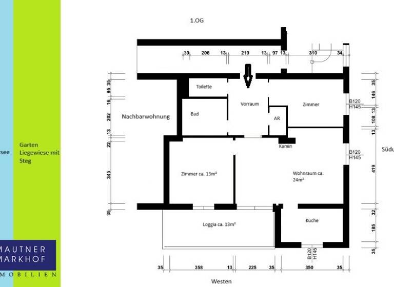 Wohnung zum Kauf 1.050.000 € 3 Zimmer 82,9 m² 1. Geschoss Wörthersee-Süduferstraße Maria Wörth 9082