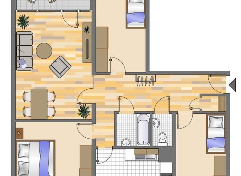 Wohnung zur Miete 569 € 3 Zimmer 78,2 m² 2. Geschoss Allensteiner Straße 37 Buer Gelsenkirchen 45897