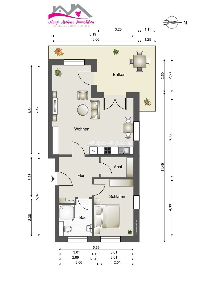 Penthouse zum Kauf 335.000 € 2 Zimmer 77,7 m²<br/>Wohnfläche Sande Sande 26452