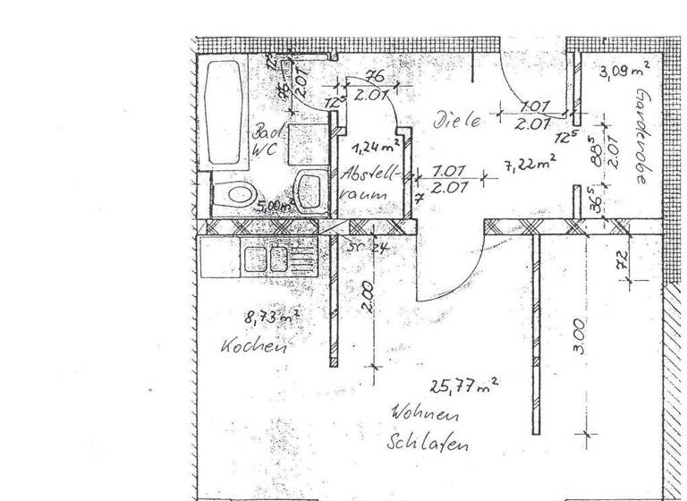 Studio zur Miete 280 € 1 Zimmer 51 m² 2. Geschoss frei ab sofort Oelsnitz 08606