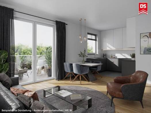 Terrassenwohnung zum Kauf - Erstbezug provisionsfrei 416.800 € 3,5 Zimmer 92,6 m² EG frei ab sofort Bismarckstraße 48 Bad Mergentheim 97980