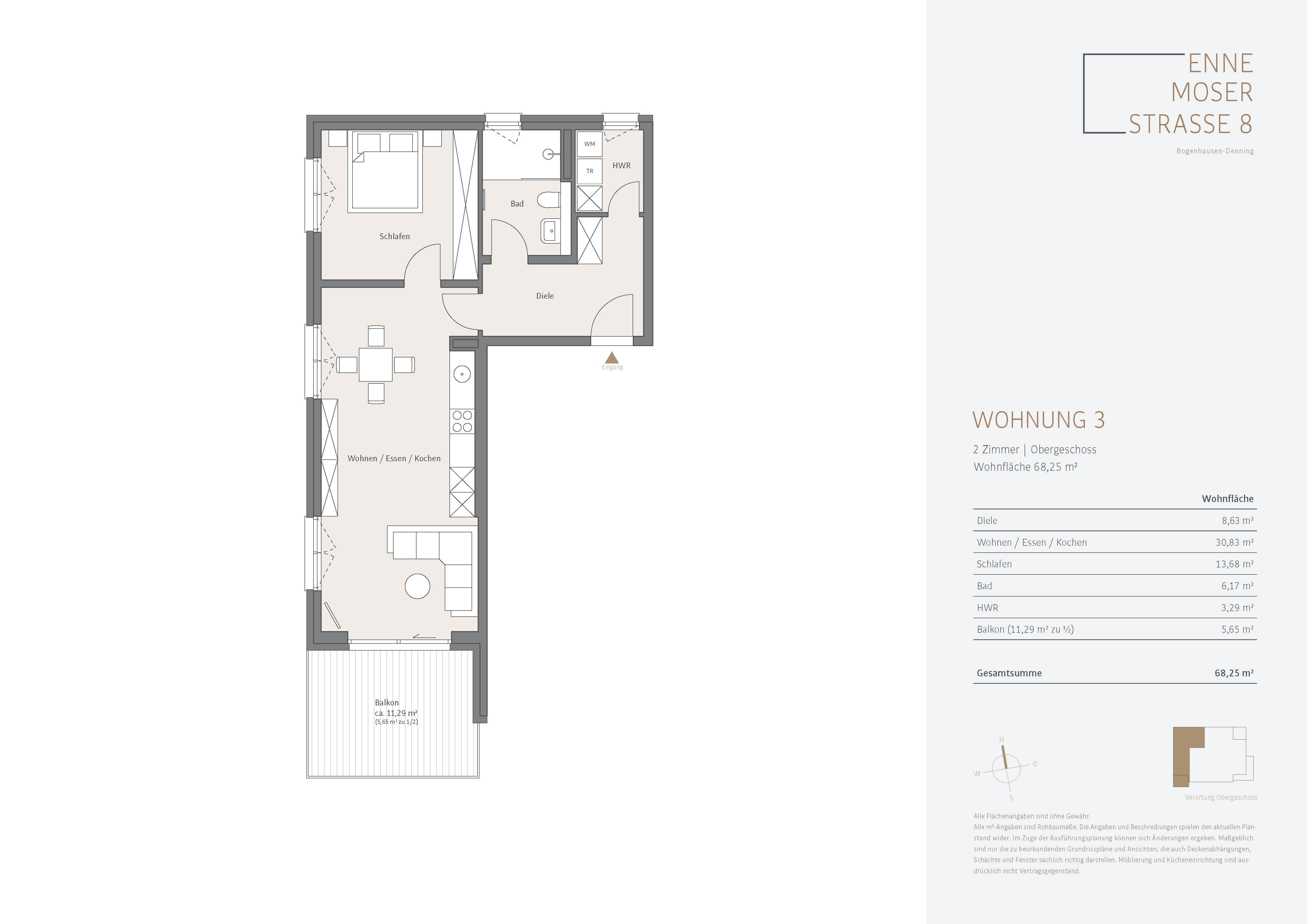 Wohnung zum Kauf provisionsfrei 880.000 € 2 Zimmer 68,3 m²<br/>Wohnfläche 1.<br/>Geschoss Englschalking München 81927