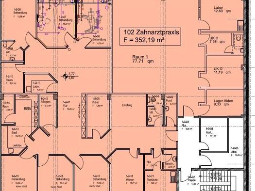 Büro zur Miete 352,2 m² Bürofläche teilbar von 118,5 m² bis 233,7 m² Lohstücker Weg 16 Bad Bramstedt 24576
