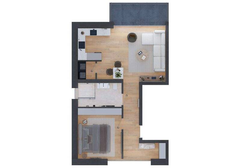 Wohnung zum Kauf - Erstbezug provisionsfrei 286.021 € 2 Zimmer 61,5 m² 1. Geschoss Appelhülsen Nottuln 48301