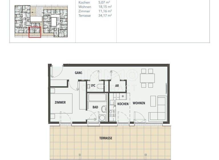 Wohnung zum Kauf - Erstbezug provisionsfrei 361.600 € 2 Zimmer 51,3 m² frei ab sofort Wien 1210