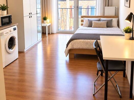Studio zur Miete 500 € 1 Zimmer 20 m² Geschoss 4/5 frei ab sofort Unterbilk Düsseldorf 40219