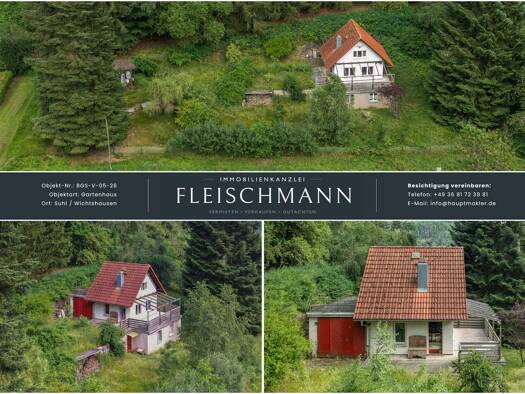 Freizeitgrundstück zum Kauf provisionsfrei 57.000 € 1.040 m² Grundstück Wichtshausen Suhl 98529