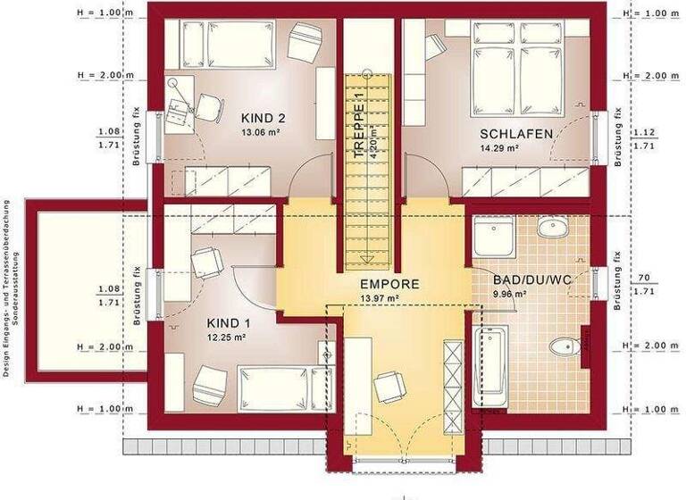 Haus zum Kauf 444.919 € 4 Zimmer 161 m² 461 m² Grundstück Heiden 46359