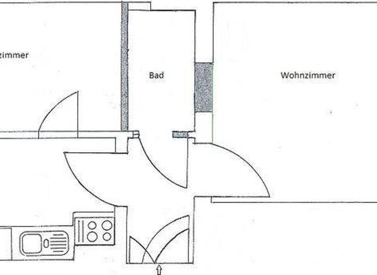 Wohnung zur Miete 304 € 2 Zimmer 38 m² 2. Geschoss frei ab 01.05.2026 Alte Potsdamer Str. 35 Neustadt Brandenburg an der Havel 14776