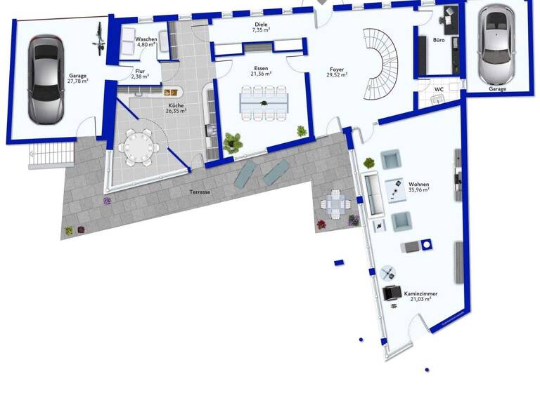 Villa zum Kauf 9 Zimmer 290 m² 1.364 m² Grundstück Wittlaer Düsseldorf 40489