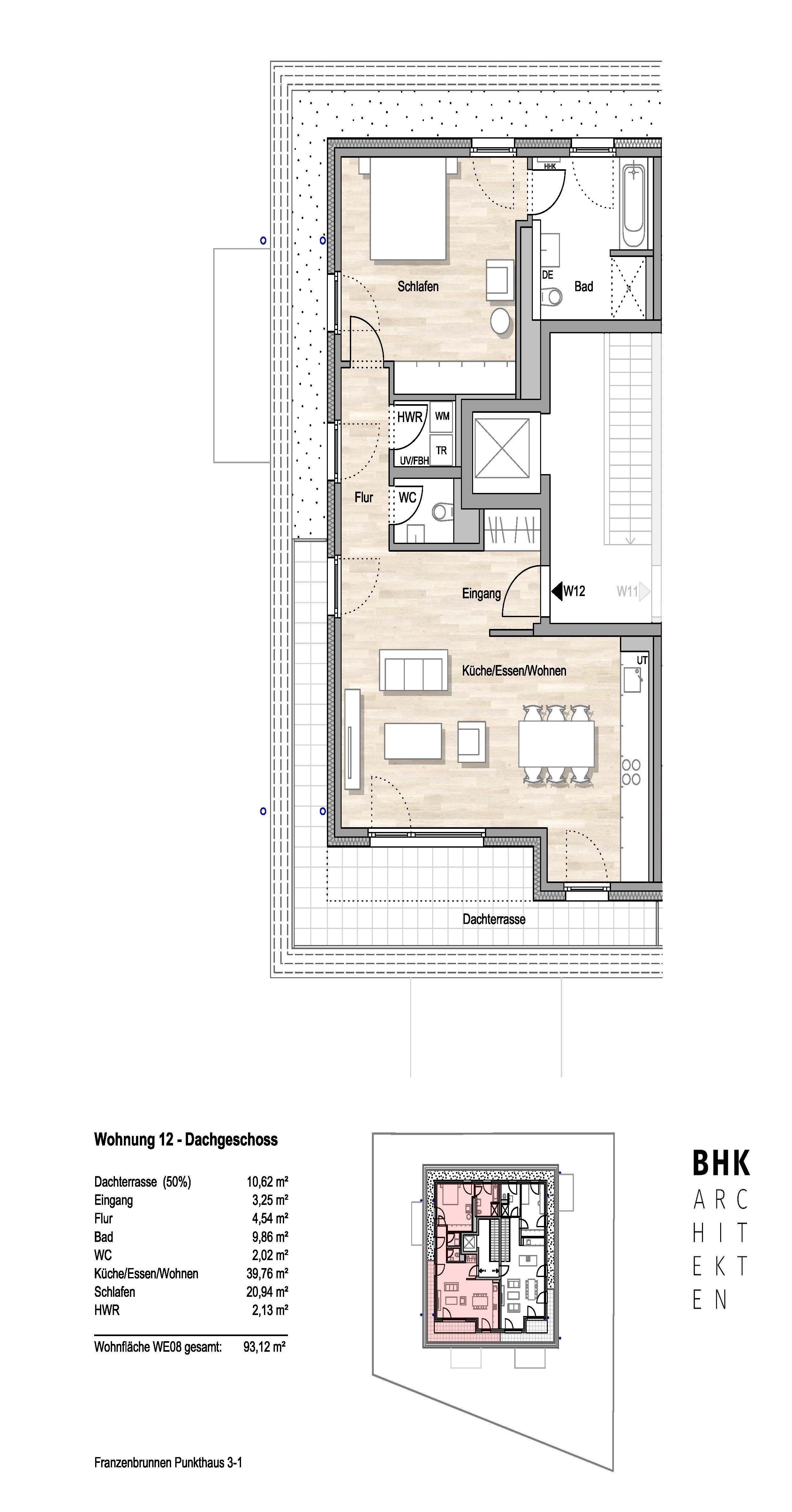 Penthouse zum Kauf provisionsfrei 531.000 € 2 Zimmer 93,1 m²<br/>Wohnfläche 4.<br/>Geschoss Echternacherstraße Triller Saarbrücken 66117