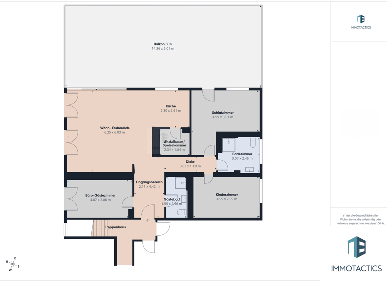 Wohnung zum Kauf - Erstbezug provisionsfrei 862.420 € 4 Zimmer 166 m² 3. Geschoss Bingerbrück Bingen am Rhein 55411