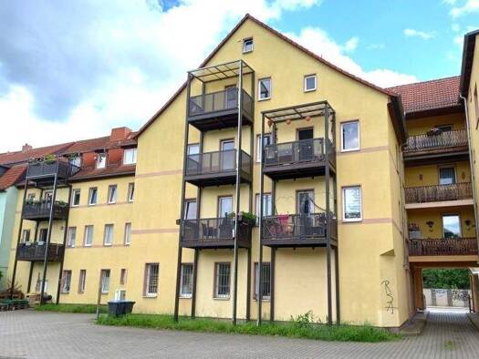 Wohnung zur Miete 460 € 3 Zimmer 70 m² 2. Geschoss Neustädter Straße 65 Pößneck,Stadt Pößneck 07381