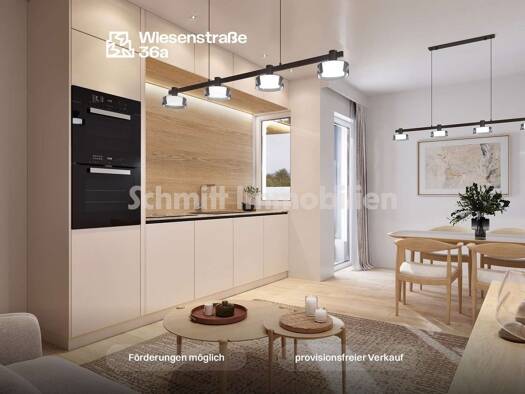Wohnung zum Kauf - Erstbezug provisionsfrei 379.000 € 3 Zimmer 64,4 m² 1. Geschoss Wiesenstraße 36 a Biebrich Biebrich 65187
