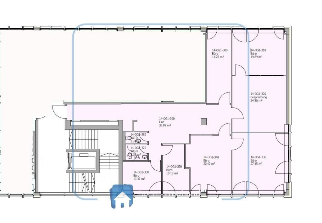 Bürofläche zur Miete 1.990 € 6 Zimmer 171 m²<br/>Bürofläche ab 171 m²<br/>Teilbarkeit Dr.-Emil-Brichta-Straße Haidenhof Nord Passau 94036