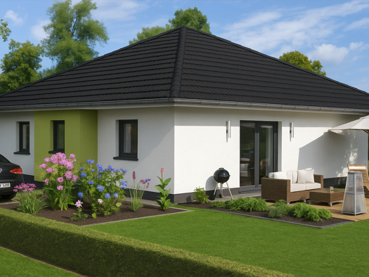 Bungalow zum Kauf provisionsfrei 298.470 € 3 Zimmer 82,6 m² 830 m² Grundstück Röblingen am See Seegebiet Mansfelder Land 06317