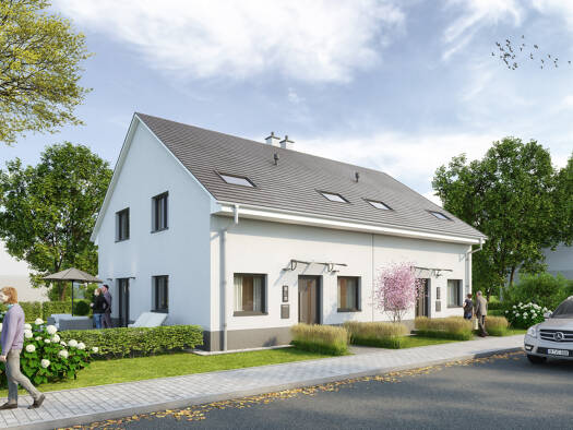 Doppelhaushälfte zum Kauf - Erstbezug provisionsfrei 525.000 € 4 Zimmer 123,7 m² 543 m² Grundstück Tiefenseer Weg 37 Werneuchen 16356