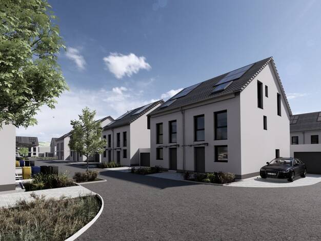 Doppelhaushälfte zum Kauf - Neubau provisionsfrei 569.900 € 5 Zimmer 142 m² 241 m² Grundstück Hahnheim 55278