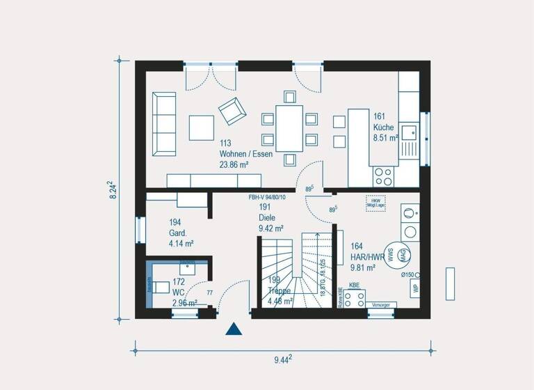 Haus zum Kauf 228.199 € 4 Zimmer 134 m² 541 m² Grundstück Eichenwaldsiedlung 12 Lehnitz Oranienburg 16515