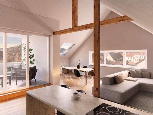 Wohnung zum Kauf - Neubau 599.888 € 4 Zimmer 131,8 m² Dachgeschoss, 3. Geschoss Biberach Biberach 77781