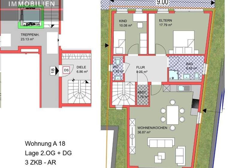 Penthouse zum Kauf - Erstbezug 470.000 € 3 Zimmer 101 m² 2. Geschoss Wittlich 54516