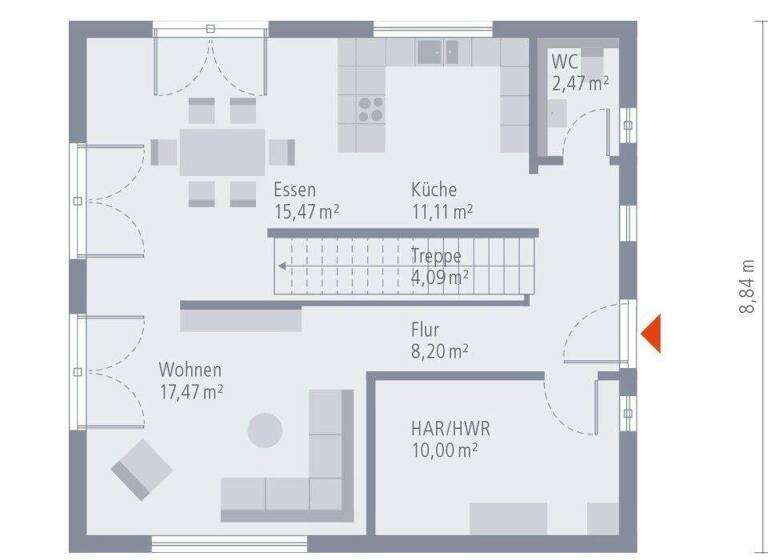 Einfamilienhaus zum Kauf 590.000 € 4 Zimmer 135 m² 680 m² Grundstück Siegelsdorf Fürth 90587