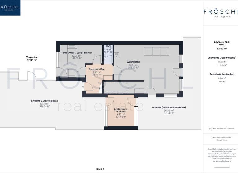 Haus zum Kauf - Erstbezug provisionsfrei 599.000 € 5,5 Zimmer 250 m² Grundstück Wolkersdorf im Weinviertel 2120