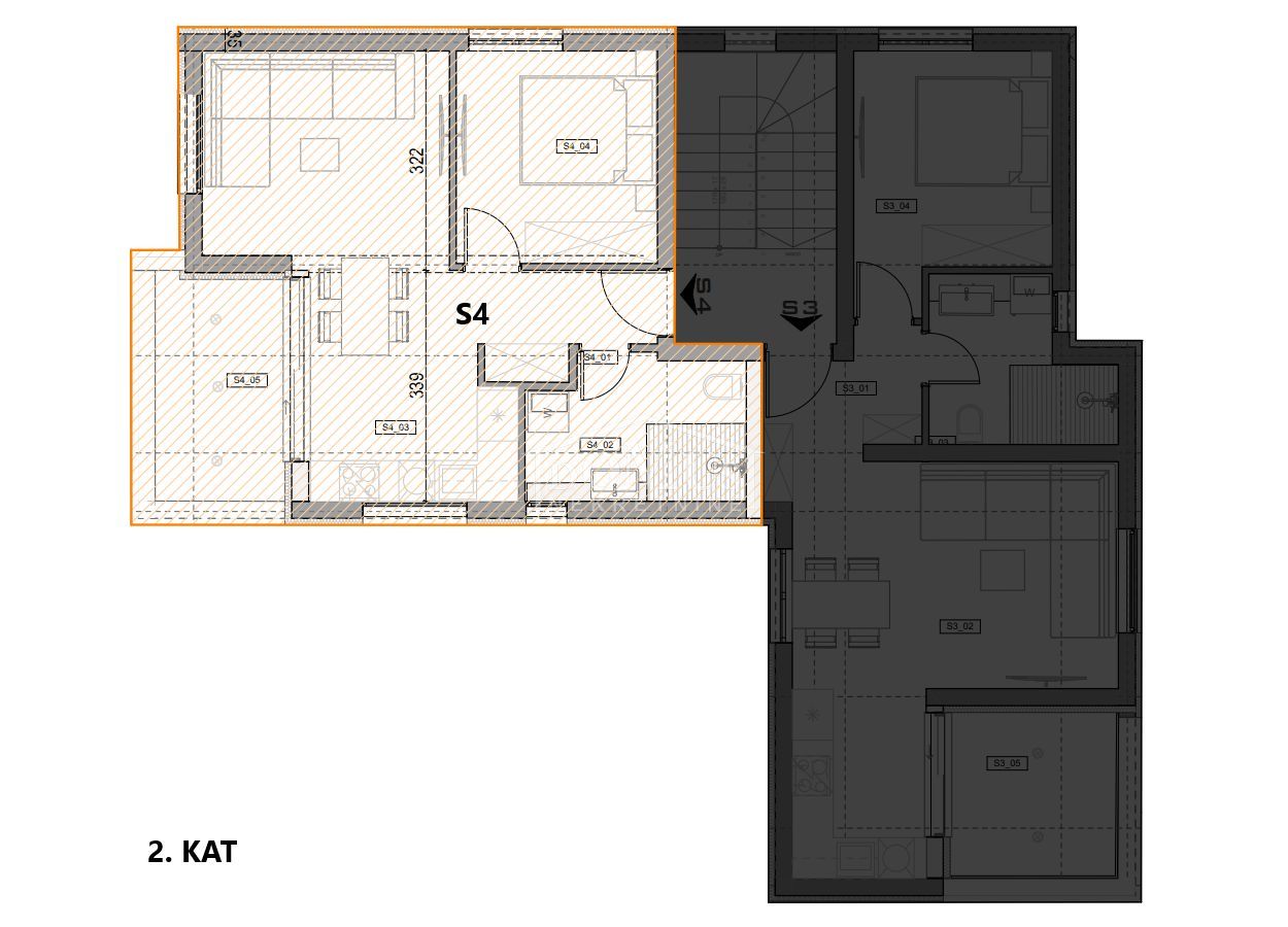 Wohnung zum Kauf 170.000 € 2 Zimmer 48 m²<br/>Wohnfläche 2.<br/>Geschoss Zaboric