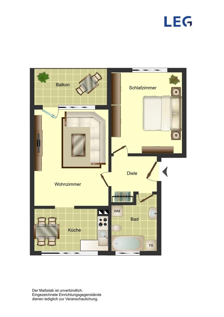 Wohnung zur Miete 420 € 2 Zimmer 52 m²<br/>Wohnfläche 1.<br/>Geschoss 16.02.2025<br/>Verfügbarkeit Buchfinkenstraße 12 Weddinghofen Bergkamen 59192