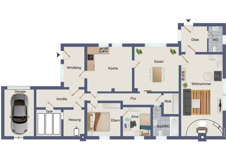 Bungalow zum Kauf 150.000 € 3 Zimmer 140 m² 1.853 m² Grundstück frei ab sofort Lüchow 29439