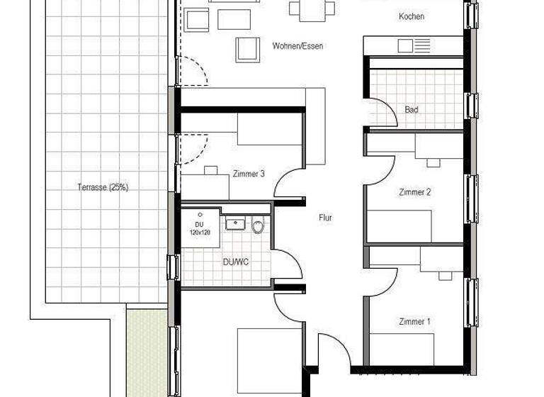 Wohnung zur Miete 1.508 € 5 Zimmer 117,8 m² frei ab 16.04.2026 Balthasar-Neumann-Str. 8 Freiberg Stuttgart 70437