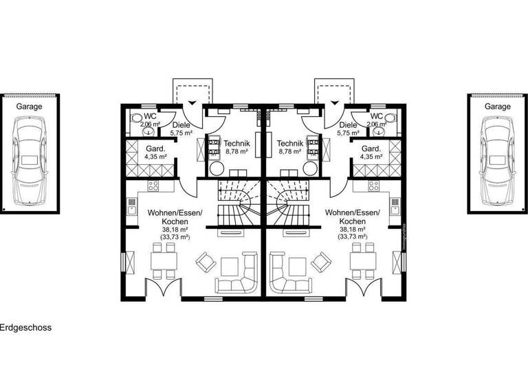 Doppelhaushälfte zum Kauf provisionsfrei 501.191 € 4 Zimmer 110 m² 253 m² Grundstück Winkelhaid 90610