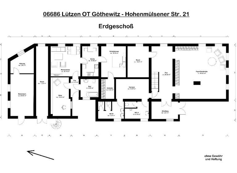 Büro zum Kauf provisionsfrei 199.000 € Hohenmölsener Str. 21 Göthewitz Lützen 06679