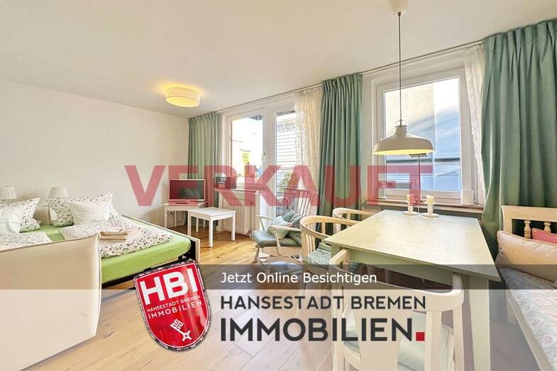 Wohnung zum Kauf 125.000 € 2 Zimmer 30 m² 2. Geschoss Peterswerder Bremen 28203