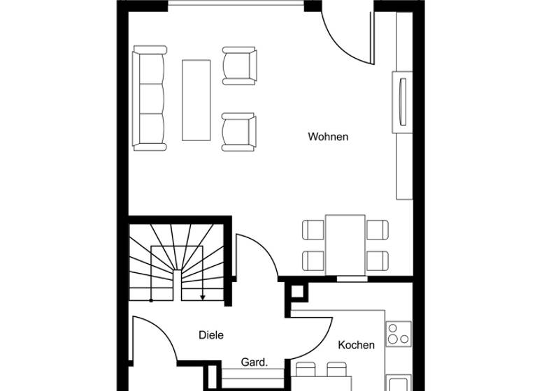 Reihenmittelhaus zur Versteigerung 550.000 € 5 Zimmer 122 m² 184 m² Grundstück Waldkolonie Putzbrunn 85640