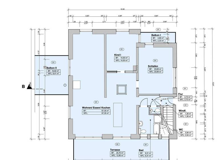 Einfamilienhaus zum Kauf 1.800.000 € 6 Zimmer 247,9 m² 648 m² Grundstück Zähringen Freiburg im Breisgau 79108