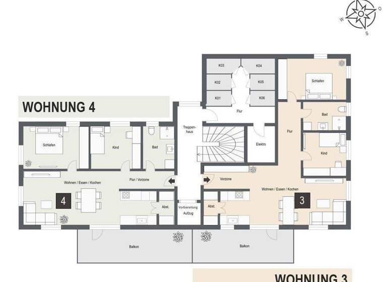 Wohnung zum Kauf - Erstbezug provisionsfrei 495.000 € 3 Zimmer 87,4 m² Essenbach 84051