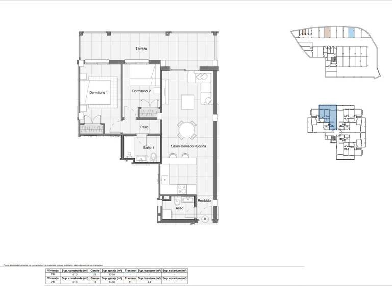 Wohnung zum Kauf provisionsfrei 179.900 € 2 Zimmer 61 m² Bigastro