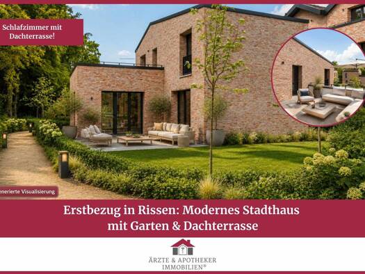 Einfamilienhaus zum Kauf - Erstbezug 1.190.000 € 5 Zimmer 192 m² 309 m² Grundstück Rissen Altona 22559